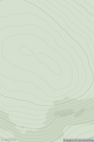 Thumbnail image for Cnoc Craggie [Altnaharra to Dornoch] showing contour plot for surrounding peak